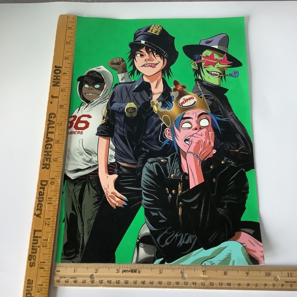 Gorillaz Band Poster‎ Print Professional Inkjet Paper 14 x 10
